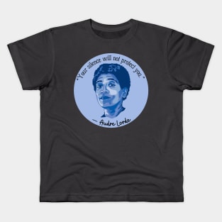 Audre Lorde Portrait and Quote Kids T-Shirt